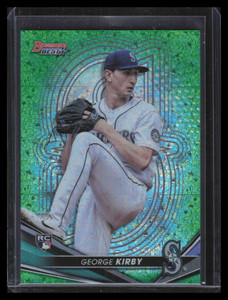 2022 Bowman's Best Green Mini Diamond 69 George Kirby Rookie 27/99