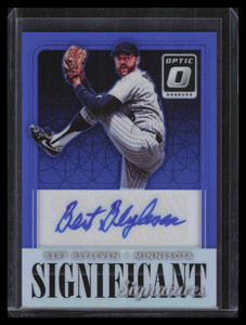 2016 Donruss Optic Significant Signatures Blue 12 Bert Blyleven Auto 13/15