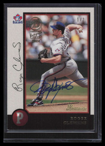 2024 Bowman Buyback Autographs Roger Clemens Auto 1/2 1998 Bowman