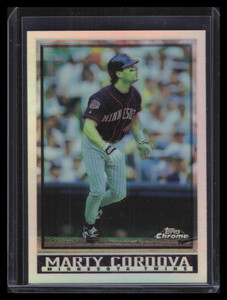 1998 Topps Chrome Refractor 375 Marty Cordova