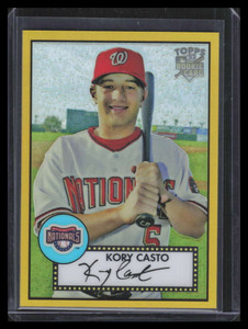 2007 Topps '52 Chrome Gold Refractor 8 Kory Casto Rookie 12/52