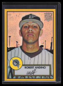 2006 Topps '52 Chrome Gold Refractor 34 Robert Andino Rookie 18/52