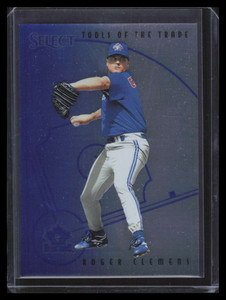 1997 Select Tools of the Trade Mirror Blue 22 Troy Percival Roger Clemens