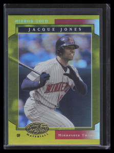 2001 Leaf Certified Materials Mirror Gold 70 Jacque Jones 16/25