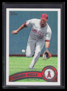 2011 Topps Sparkle 525 Vernon Wells Variation SP F05773