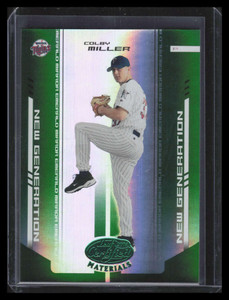 2004 Leaf Certified Materials Mirror Emerald 293 Colby Miller NG Rookie 2/5