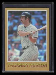 2024 Topps Heritage '75 Baseball Sensations Gold Foil 75bs5 Thurman Munson