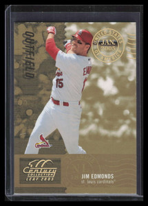 2005 Leaf Century Post Marks Gold 15 Jim Edmonds 22/50