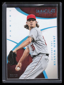 2015 Immaculate Collection Blue 65 Jered Weaver 8/10