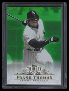 2013 Topps Tribute Green 16 Frank Thomas 56/75