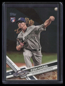 2017 Topps Update Memorial Day Camo us209 Josh Hader Rookie 24/25