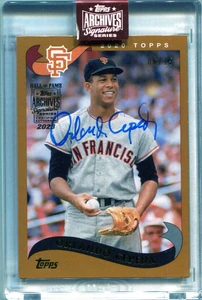 2023 Topps Archives Signature Series Retired Orlanco Cepeda Auto 6/15 Archives