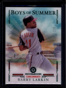 2025 Panini Boys of Summer Emerald 66 Barry Larkin 2/5