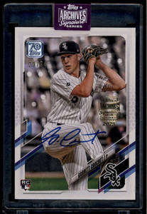 2025 Topps Archives Signature Series Garret Crochet Auto 29/94 2021 Topps RC