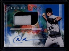 2022 Panini Chronicles Origins Rookie Autographs Matt Manning RC Patch Auto /25