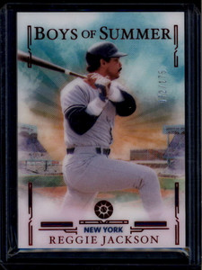 2025 Panini Boys of Summer Red 20 Reggie Jackson 72/175