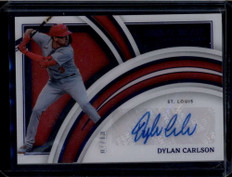 2022 Immaculate Collection Clearly Signatures Blue 34 Dylan Carlson Auto 7/10