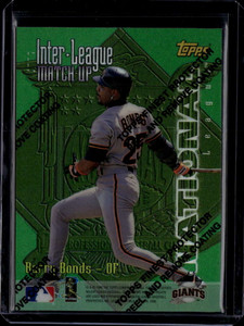 1997 Topps Inter-League Finest Refractor ilm1 Barry Bonds Mark McGwire