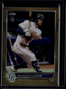 2022 Topps Chrome Ben Baller Gold Refractor 107 Brandon Lowe 36/50