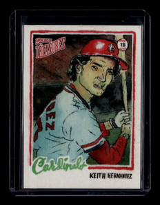 2025 Topps Shoebox Treasures Stamp 40 Keith Hernandez 23/99