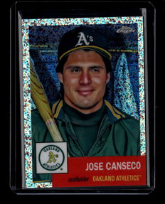 2022 Topps Chrome Platinum Anniversary Speckle Refractor 416 Jose Canseco 40/150