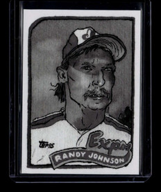 2025 Topps Shoebox Treasures Grayscale Filter 16 Randy Johnson 41/75