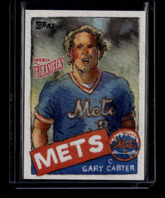 2025 Topps Shoebox Treasures Stamp 66 Gary Carter 81/99