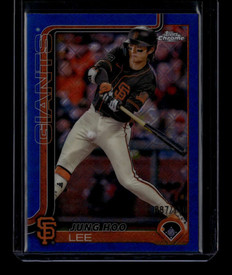 2025 Topps Chrome Logofractor Blue Refractor 119 Jung Hoo Lee 87/150