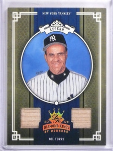2005 Donruss Diamond Kings Gold Joe Torre Dual Bat #D18/25 #432