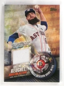 2016 Topps Record Setters Relics Dallas Keuchel Jersey #D01/25 #RSRDK