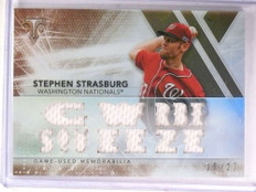 2015 Topps Triple Threads Stephen Strasburg jersey #D15/27 #TTR-SS2