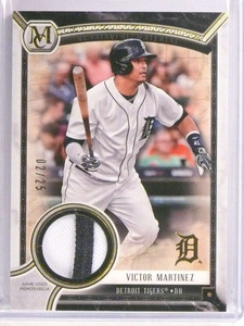 2018 Topps Museum Meaningful gold Jersey Patch Victor Martinez #D02/25