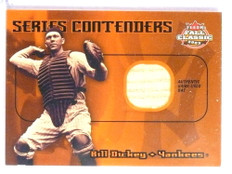 2003 Fleer Fall Classic Series Contenders Bill Dickey Bat