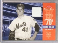 2006 Fleer Greats Of The Game Tom Seaver Decade Greats Jersey #DECTS
