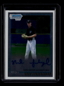 2010 Bowman Chrome Draft Prospect Autographs bdpp75 Noah Syndergaard Rookie Auto