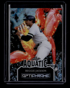 2025 Leaf Optichrome Aquatic Crab Prismatic ab118 Reggie Jackson 1/1