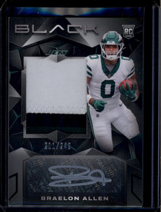 2024 Panini Black 232 Braelon Allen Rookie Patch Auto 211/249
