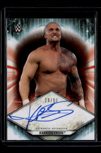 2021 Topps WWE Autographs Orange AKK Karrion Kross Auto 28/50