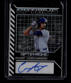 2025 Leaf Optichrome Optimus Autographs Black Cade Arrambide Rookie Auto 1/1