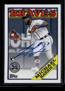 2023 Topps '88 Topps Autographs 88bamh Michael Harris Rookie Auto