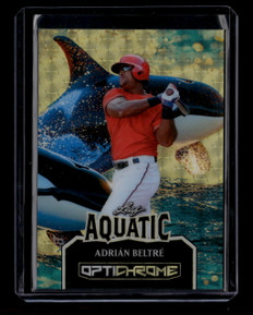 2025 Leaf Optichrome Aquatic Whales Gold Super Prismatic ab2 Adrian Beltre 1/1
