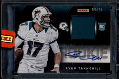 2013 Panini Black Friday Rookie Autograph 5 Ryan Tannehill RC Jersey Auto 9/25