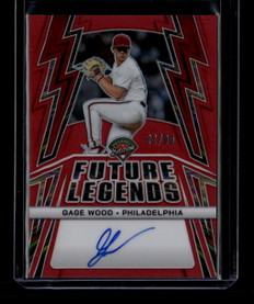 2025 Panini Prospect Edition Future Legends Signatures Gage Wood RC Auto 82/99