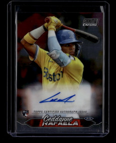 2024 Stadium Club Chrome Autographs SCCACRA Ceddanne Rafaela Rookie Auto