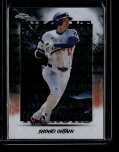 2025 Topps Chrome Update Night Terrors Geometric Refractor nt2 Shohei Ohtani
