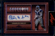 2025 Leaf Glory of the Game Tough as Leather Purple tlch1 Charles Haley Auto 2/8