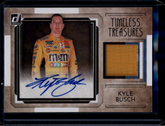 2022 Donruss Timeless Treasures Material Signatures 5 Kyle Busch Relic Auto