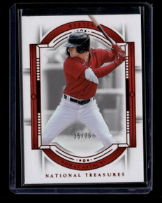 2024 Panini National Treasures Red 48 Roman Anthony Rookie 35/75