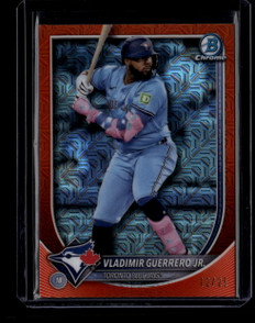 2025 Bowman Chrome Mega Box Orange Refractor 74 Vladimir Guerrero Jr. 12/25