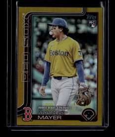 2025 Topps Update Gold Rainbow Foil us276 Marcelo Mayer RD Rookie Debut 28/50 ID: 180743